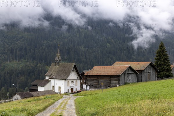 Caplutta Nossa Dunna de la Naiv, chapel Sta. Maria zum Schnee, Zarcuns, Sedrun, Tujetsch, Surselva,