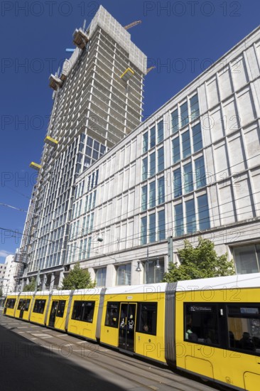 Commerz Real Tower, construction site, Alexanderplatz, Mitte, Berlin, Germany, 11.09.2025 <