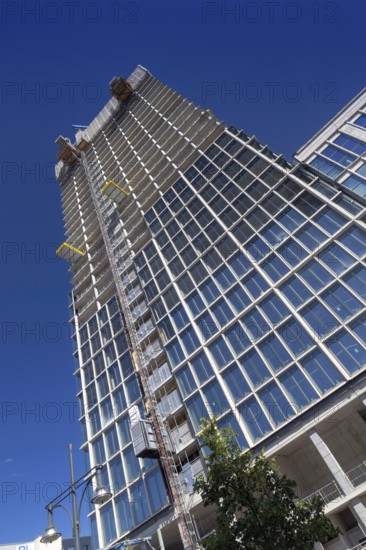 Commerz Real Tower, construction site, Alexanderplatz, Mitte, Berlin, Germany, 11.09.2025 <
