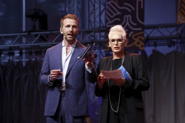 Christian Düren and Bärbel shepherd - Citizens' Festival of the Federal President, Bellevue Palace,