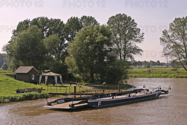 Pünte Wiltshausen, Jümme ferry, Leer district, East Frisia, Germany