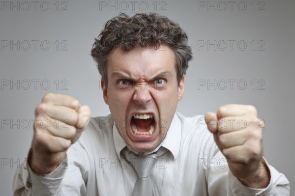 Negative emotion of anger and being displeased and frustrated, AI generated