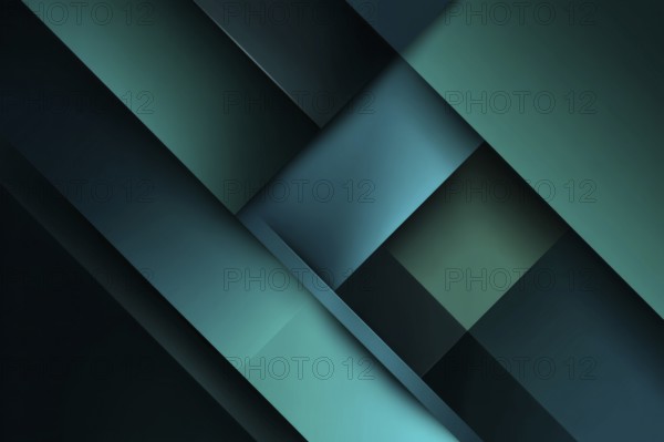 Dark light blue green turquoise abstract background. Geometric pattern shape. Line stripe triangle