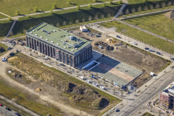 Aerial view, Technology Park Phoenix-West, Assmann Beraten+Planen, Hörde, Dortmund, Ruhr area,
