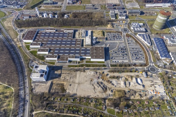 Aerial view, Technology Park Phoenix West, Wilo Park, Wilo Pumpen Campus, Gasometer Phoenix West,
