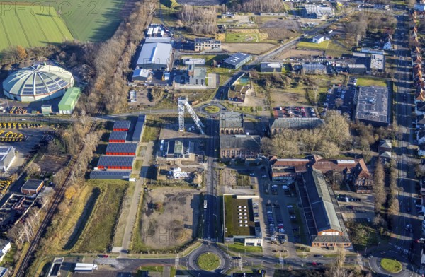 Aerial view of the CreativQuartier Fürst Leopold on the former site of the Fürst Leopold colliery