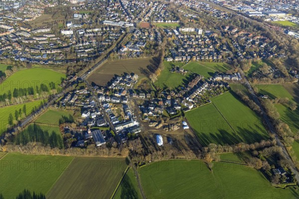 Aerial view of a construction site with residential development Auf dem Beerenkamp /