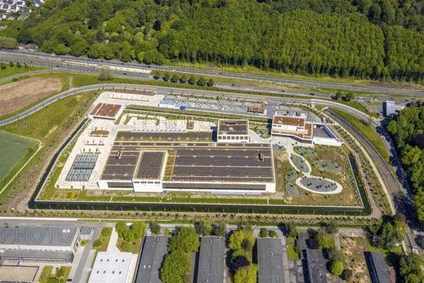Aerial photo, Deutsche Federal Bank, Schüren, Dortmund, Ruhr area, North Rhine-Westphalia, Germany,