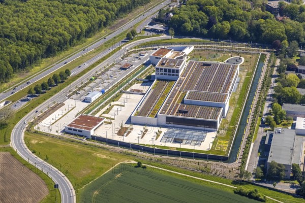 Aerial photo, Deutsche Federal Bank, Schüren, Dortmund, Ruhr area, North Rhine-Westphalia, Germany,