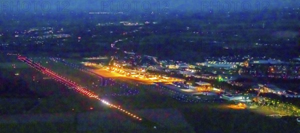 Aerial photo, Dortmund Airport, DTM, Wickede, Dortmund, Ruhr area, North Rhine-Westphalia, Germany,