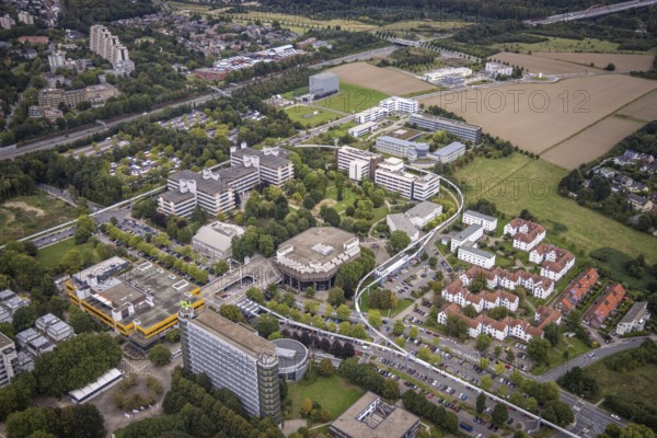 Aerial view, Technical University Dortmund Campus North and Dorstfelder Hannibal II building in the