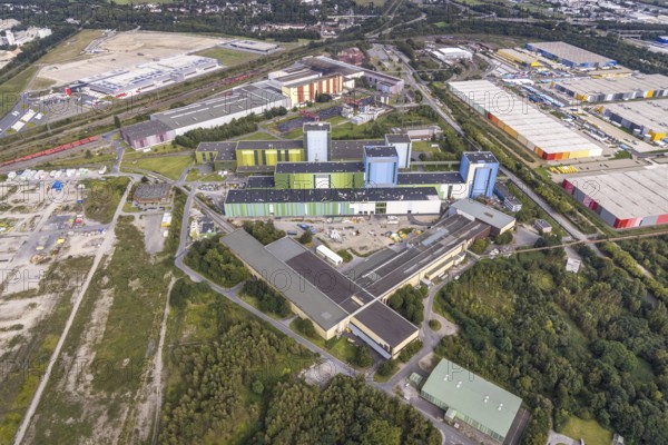 Aerial view, thyssenkrupp Steel Europe AG - FBA 10 on the site of the old Westfalenhütte in the