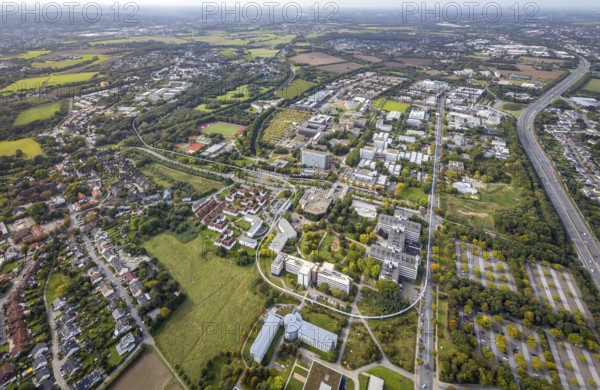 Aerial view of TZDO - TechnologieZentrumDortmund GmbH, Technical University Dortmund Campus North