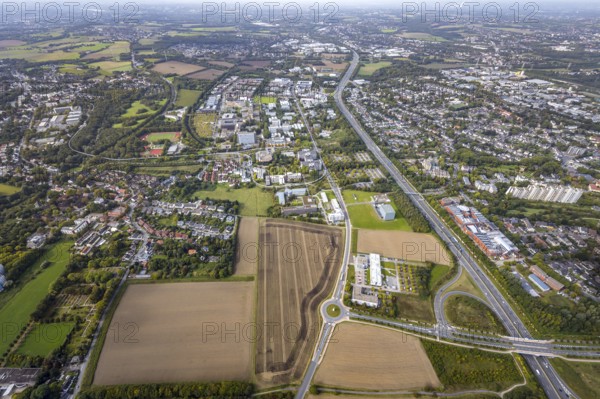 Aerial view of TZDO - TechnologieZentrumDortmund GmbH, Technische Universität Dortmund Campus Nord