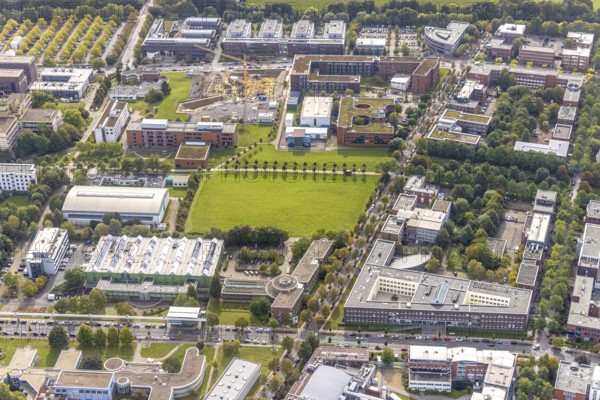 Aerial view of TZDO - TechnologieZentrumDortmund GmbH, Technische Universität Dortmund Campus Nord