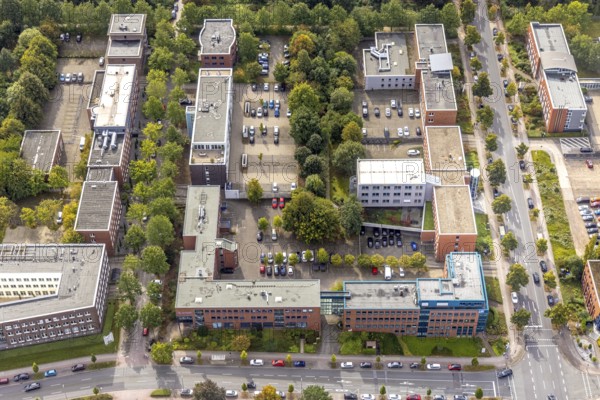 Aerial view of TZDO - TechnologieZentrumDortmund GmbH, Technische Universität Dortmund Campus Nord
