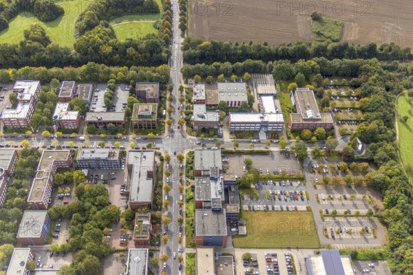 Aerial view of TZDO - TechnologieZentrumDortmund GmbH, Technische Universität Dortmund with company