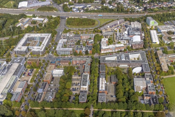 Aerial view of the TZDO - TechnologieZentrumDortmund GmbH, Technische Universität Dortmund Campus
