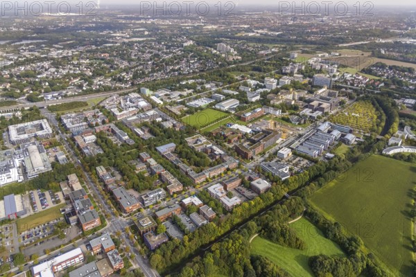 Aerial view of TZDO - TechnologieZentrumDortmund GmbH, Technische Universität Dortmund Campus Nord