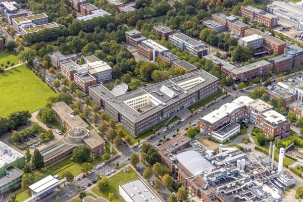 Aerial view of the TZDO - TechnologieZentrumDortmund GmbH, Technische Universität Dortmund Campus