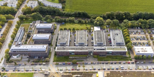 Aerial view of the TZDO - TechnologieZentrumDortmund GmbH, Dortmund University of Technology with