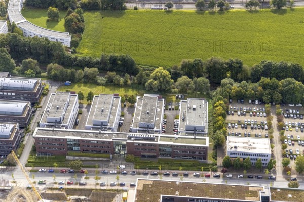 Aerial view of TZDO - TechnologieZentrumDortmund GmbH, Technische Universität Dortmund with the