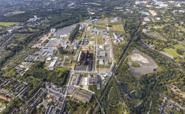 Phönix-West Areal and Hoesch-Gasometer as well as Wilo Park, BMW branch Dortmund, INTECH Die