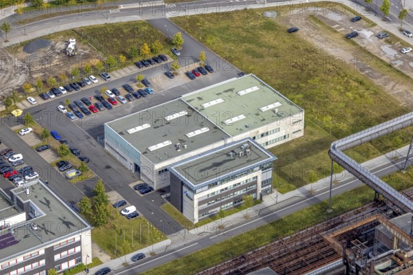Phönix-West area with company building Albonair in the district Hörde in Dortmund, Ruhr area, North