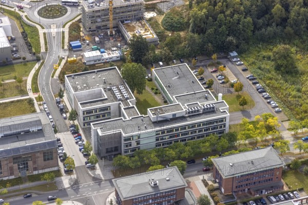 Phoenix-West area with company buildings MST Factory and ION-GAS GmbH on Konrad-Adenauer-Allee in