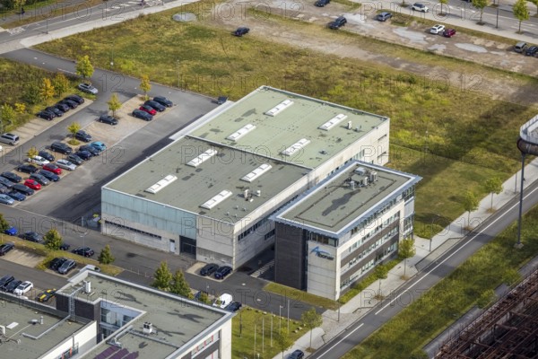 Phönix-West area with company building Albonair in the district Hörde in Dortmund, Ruhr area, North