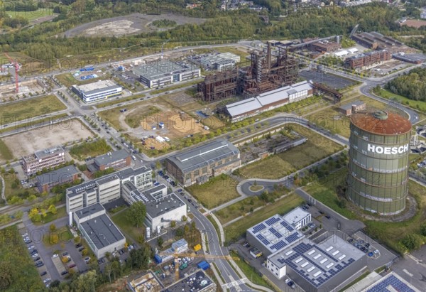 Phönix-West Areal and Hoesch-Gasometer and KIS Antriebstechnik GmbH with solar roof as well as