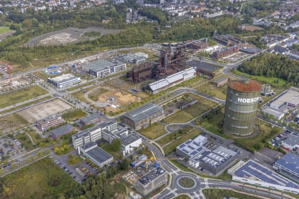 Phönix-West Areal and Hoesch-Gasometer and KIS Antriebstechnik GmbH with solar roof as well as