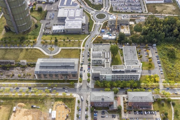 Phönix-West area with company building MST Factory and ION-GAS GmbH on Konrad-Adenauer-Allee and