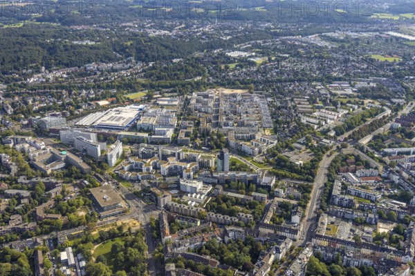 Aerial view of the future METRO campus in Düsseldorf Flingern at METROstraße 1, Flingern,