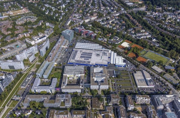 Aerial view of the future METRO campus in Düsseldorf Flingern at METROstraße 1, Flingern,