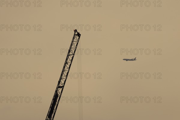 Boeing 787-9 Dreamliner jet passenger aircraft of British Airways airlines in flight at sunset,