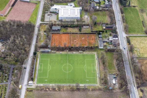 Aerial view, district sports facility Kirchhellen, sports field VfB Kirchhellen 1920 e.V.,