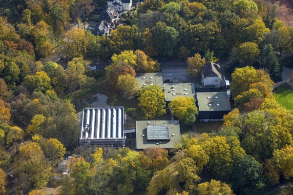 Aerial view, Josef Albers Museum Quadrat im Stadtgarten im Stadtteil Süd-West in Bottrop, Ruhr