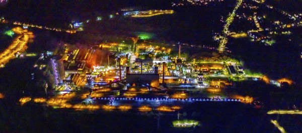 Aerial view, Prosper coking plant, Boy, Bottrop, Ruhr area, North Rhine-Westphalia, Germany,