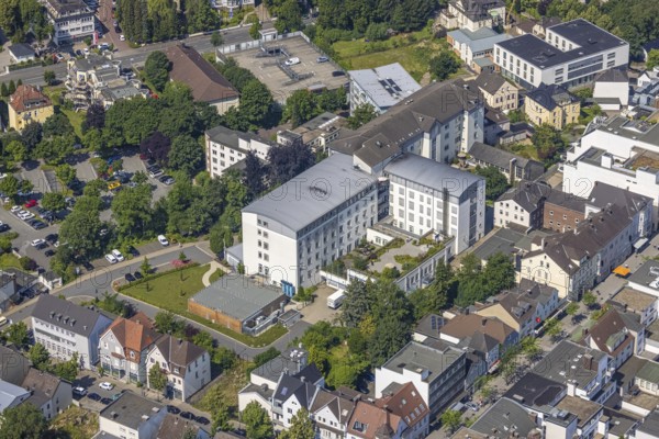 Aerial view, Klinikum Hochsauerland St.-Johannes-Hospital Neheim, Neheim, Arnsberg, Sauerland,