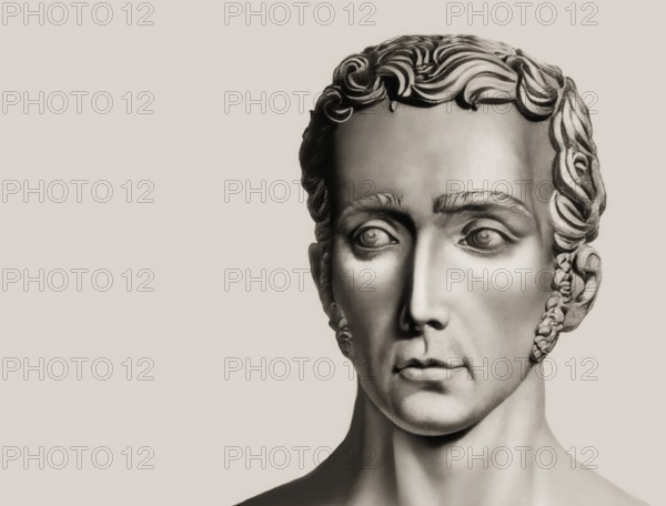 Portrait of Joseph Ritter von Fraunhofer, 1787 – 1826, German physicist and optical lens