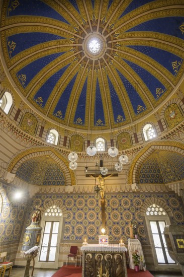 Interior view of the parish church of All Saints used to be a mosque, Ðakovo, Osijek-Baranja