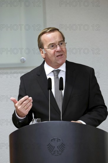 Federal Minister of Defence Boris Pistorius - Award of the Order of Merit of the Federal Republic