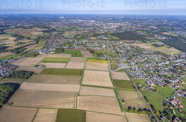 Aerial view, planned stop in Westtünnen, construction site at Südfeldweg and Von-Thünen-Straße for