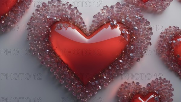 Heart shape for Love concept, Valentine's Day concepts. love symbol, concept for Valentine's Day,