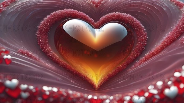 Heart shape for Love concept, Valentine's Day concepts. love symbol, concept for Valentine's Day,