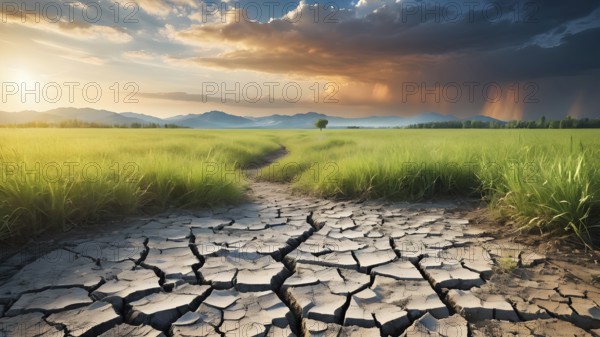 Deforestation concept. Trees cut down in forest. Environmental damage, global warming and climate