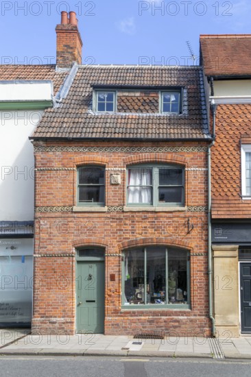 Historic listed building 10 St John's Street, Devizes, Wiltshire, England, UK - Shop premises,