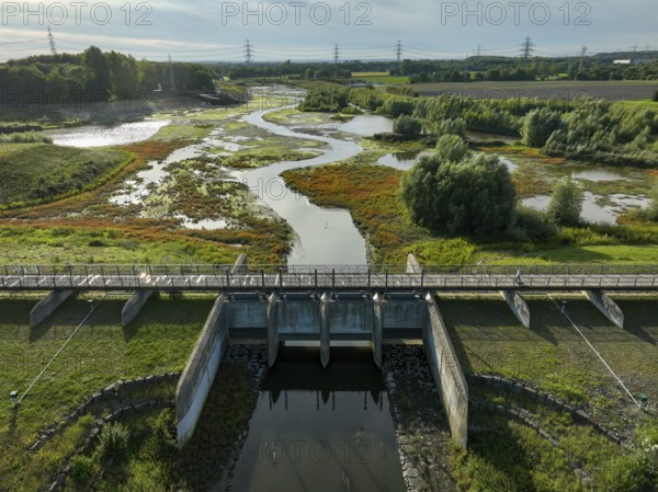 Dortmund, Castrop-Rauxel, North Rhine-Westphalia, Germany - River renaturalisation, renaturation of