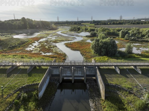 Dortmund, Castrop-Rauxel, North Rhine-Westphalia, Germany - River renaturalisation, renaturation of
